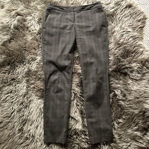 Amanda & Chelsea plaid ankle skinny pants